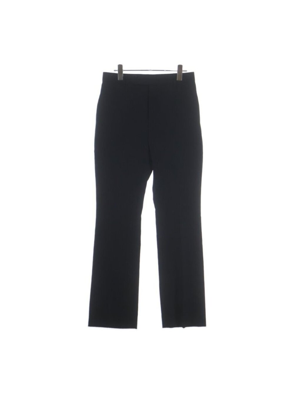 Celine Flared Cropped Pant Striped Flare Trousers Pants Black